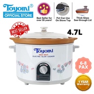 TOYOMI Slow Cooker with High Heat Pot 4.7L - HH 5500A