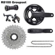 Shimano ULTEGRA Di2 R8150 Groupset 2x12s Road Bike R8100 Crankset Cassette R8150 Derailleur R7000 Br