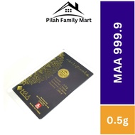 0.5g MAA 999.9 BLACK CARD Gold Bar
