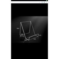 Acrylic Wallet Stand 5cm high, 2cm wide