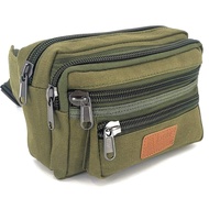 CANVAS WAIST BAG DEBE POUCH BAG 11695