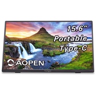 【Aopen 建碁】16PM1Q J 可攜式雙螢幕 (15.6型/FHD/Mini HDMI/Type-C/喇叭/IPS)