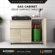 KitchenZ Gas Cabinet Kitchen Cabinet Storage Cabinet Drawer Solid Surface Table Top kabinet dapur ga