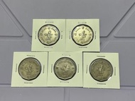 （十角形伍圓76年五枚）香港硬幣英女王伊利沙伯1976年五元Government of Hong Kong Queen Elizabeth ll 1976 $5