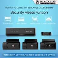 Blackvue DR770X Box-3CH Pro Dashcam⎜64GB⎜3 Channel with Interior IR⎜Remote+Cloud Ready⎜Sony Starvis