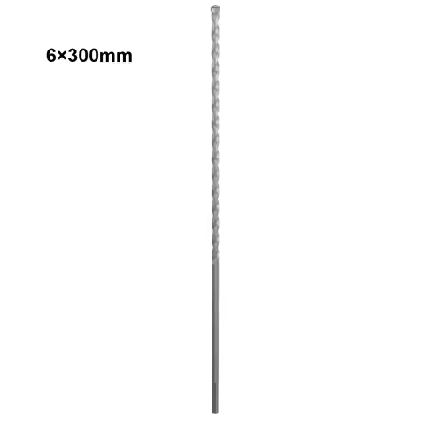 300mm Long Masonry Concrete Impact Drill Bit Triangle Shank 6/8/10/12mm For Masonry Light Concrete A
