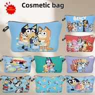 Bluey  print  Ladies cosmetic bag, cute and spacious cosmetic bag, travel waterproof toiletry bag, a