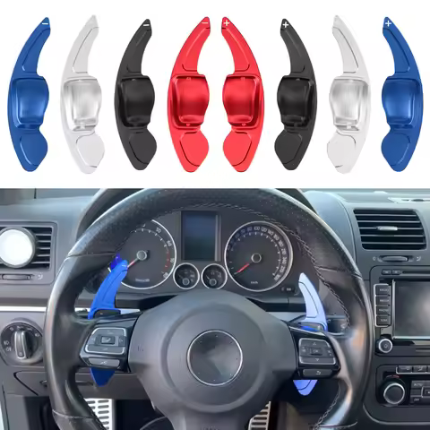 Extension Shift Cover Steering Wheel Paddle For VW Golf 5 6 MK6 GTI R Jetta MK5 Passat B6 B7 CC Polo