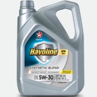 CALTEX Havoline® Synthetic Blend SAE 5W-30（4Liter）