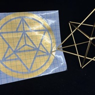 神聖幾何貼紙一套三款