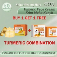 West&Month Tumeric Face Cream Original 50g Krim Kunyit Moisturizing Brightening Turmeric Extract