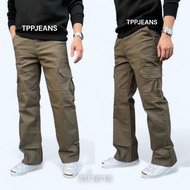 28j-42j JEANSEXPRESS CARGO Ovaltine Men's Pants Side Bag Brown Stretch Fabric Comfortable To Wear Zi