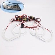 DTM LED Angel Eyes For BMW 3 Series E91 E90 LCI 2009-2012 Xenon headlights DTM type crystal halo car