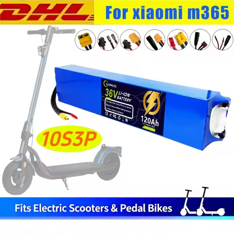 10S3P 36V 120000mAh 36v Electric Scooter Battery Pack 18650 Lithium for M365 Electric Scooter 150w~7