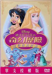 正版二手DVD《迪士尼公主的奇幻歷險 追尋你的夢想》1739