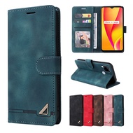 New Casing for Realme 8 C15 C11 C20 9 9I 10 A15 A53 A53s A74 reno 5 Blue Flip Stand Leather Wallet C