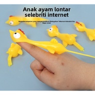 Finger-ejecting chick stress-relief toy, children's prank gadget, funny gadget, stress-relief gadget