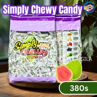 Simply Chewy Candy Chewy Candy Guava Flavour BIG Pack ( 380pcs ) Halal