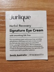 [專櫃獨立試用裝] Jurlique Herbal Recovery Sigature Eye Cream with smoothing silk tree 草本亮肌眼霜(1ml)