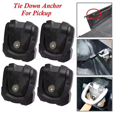 4Pcs New Bedliner Cabin Hook Hanger Tie Lock Bed Liner Hook for Toyota Hilux Ｎissan Navara NP300 Fro