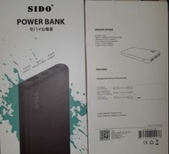 SIDO S10C 10000mAh 移動電源 Dual USB Output power bank, Type C input &amp; output, charging three device at the same time, original price $199