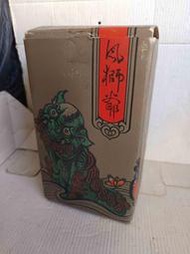 【金門縣陶瓷廠(台灣唯一的官窯)】金門守護神~風獅爺(招財風獅爺、風水擺件、擺飾、早期收藏品)(全新含盒)