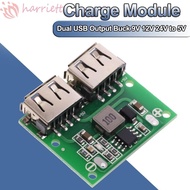 HARRIETT Step Down Charger 6-26V 3A DC-DC Dual USB Output Module Converter Voltage Regulator Buck Voltage Board