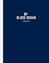 BP Blood Sugar Log Book: Large Print Blood Pressure & Sugar Logbook, Daily & Weekly Glucose and BP T