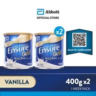 Ensure Gold HMB Vanilla 400G For Adult Nutrition Bundle of 2