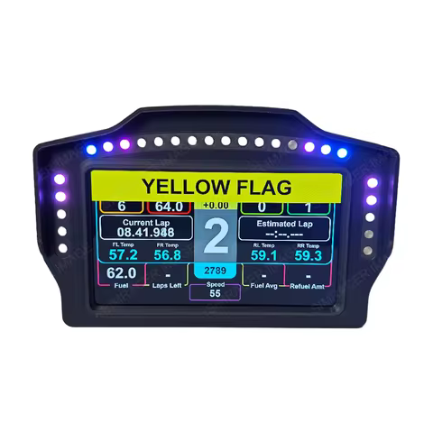 USB Simracing Games 7 inch Dashboard Multi-functional Instrument Speed Display for MOZA Simagic FANA