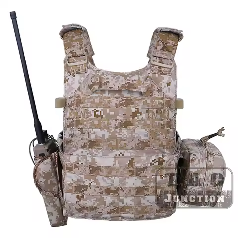Emersongear LBT-6094A Men's Tactical Combat Vest MOLLE Modular Plate Carrier with Pouches AOR1 Color