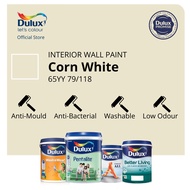 Dulux Wall/Door/Wood Paint - Corn White (65YY 79/118) (Ambiance All/Pentalite/Wash &amp; Wear/Better Living)