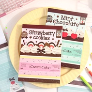 Pandon Stationery Store PD1B Mr. Paper A6 Pat Paper Cream Love Song Series Korean Theme Cute Cake No