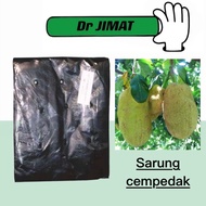 READY STOCK (50pcs) PLASTIK HITAM PEMBALUT BUAH NANGKA DAN CEMPEDAK 11 " X 22 "