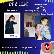 (Contents 9 PCS) DPR Live Hong Dabin Polaroid Photocard Package