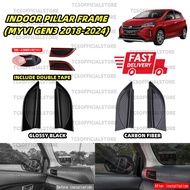 TCS MYVI G3 2018-2024 CARBON FIBER INDOOR PILLAR FRAME ACCESSORIES MYVI BARU