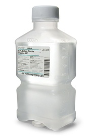 Normal Saline 1000ml 0.9% Sodium Chloride USP for Irrigation - Pack of 2