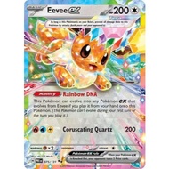 Thẻ bài Pokémon Eevee EX Scarlet & Violet: Prismatic Evolutions Singles (Bản Eng)