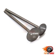 2pcs-ATAKA Intake & Exhaust Valve Set Big Valve Sniper 135/ Sniper 150 24/27 20/23  22/25 23/26 25/2