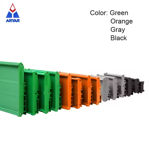 UM Series Profile For PCB Width 100 To 140mm PCB DIN Rail Mounting Adapter PCB Board Carrier Lenth i