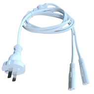 AC Power Cord Two-Hole National Standard Extension Cord Male and Female C81/2 Split Plug8Power Suppl