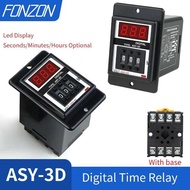 Tt Asy-3D Programmable D 8- Sa Base Ac220v/Dc24v 1-999S 999M 99.9S 99.9M Digital Display Timer
