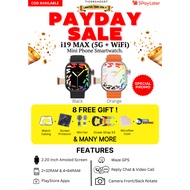 (LATEST) SMARTWATCH i19 MAX (5G + WiFi) 49MM with COMPASS  // PAYDAY SALE // 4 FREE GIFT(GAMES , VID