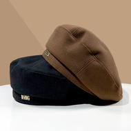 cap men cap Influencer Female Autumn Winter Brown Literary Beret Beret