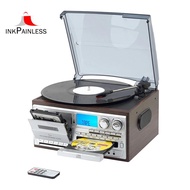 CD/Cassette Record Player AM/FM Radio EU Plug