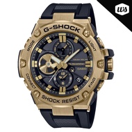 [Watchspree] Casio G-Shock G-Steel Tough Solar Bluetooth® Dual Time Black Resin Band Watch GSTB100GB-1A9 GST-B100GB-1A9