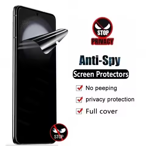 Privacy Hydrogel Film For Samsung Xcover6 Pro A7 2016 A8 2018 Xcover 4S J7 2016 J4 PLUS A6 PLUS S10E