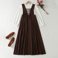 LALEESA Gaun Emma Retro Parisienne Muslimah Dress