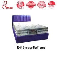 Fabric Storage Bed Frame Single/Super Single/Queen/King