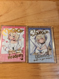 Hololive fuwamoco 簽名 直簽 fuwawa mococo hololive en advent signed card